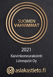 Suomen vahvimmant 2021 Kaivinkoneurakointi Lönnqvist oy